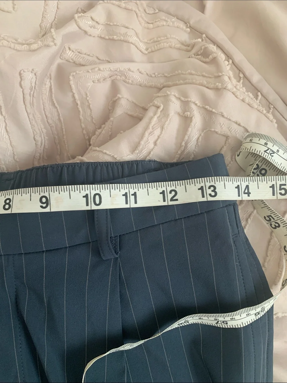 Vuori Wide Leg Pinstripe Pants in Dark Navy pinstripe NWOT